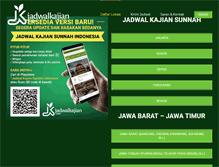 Tablet Screenshot of jadwalkajian.com